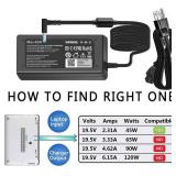 45W 19.5V 2.31A for HP Laptop Charger Blue Tip, HP Pavilion x360 11 13 15, Zbook 14u G4 G5 15u 15 G3, 15-f111dx 15-f211wm 15-f233wm 15-f278nr 15-r052nr 15-r132wm with Power Cord