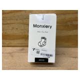 Monxiery Mens Cotton Moisture Wicking Cushioned Crew Socks, Athletic Performance Work socks