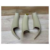 Jaronx Compatible with BMW X3 F25/X4 F26 Door Handle Covers,3PCS Interior Door Pull Handle Covers for BMW X3 F25 2010-2016, X4 F26 2014-2017, Left and Right Side (Beige)