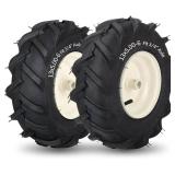 GICOOL 13x5.00-6" Tiller Tire and Wheel,  3/4" Axle Size , 3-1/8" Centered Hub, Compatible with Craftsman & Troy-Bilt Tiller Replacement