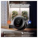 Spider Farmer Grow Tent Heater,530W Portable Heater with Smart Temperature Control,24H Timer,10-Level PTC Heating & Extension Hose for Plant Rooms,Greenhouse, and Grow Tents