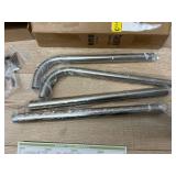 TANGWIN Nickel Wrap Around Curtain Rods:Blackout Heavy Duty Adjustable Window Curtain Rod for Bedroom Kitchen,Modern Decorative Curved French Metal Single Drapery Rod Easy Install,Satin Nickel 28-48"