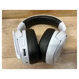 Gvyugke 2.4GHz Wireless Gaming Headsets for PS5, PS4, PC, Switch - Bluetooth 5.3 Gaming Headphones with Noise Canceling Mic, 7.1 Surround Sound, 70H Battery, Blue Lighting - White