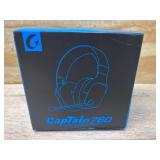 Gvyugke 2.4GHz Wireless Gaming Headsets for PS5, PS4, PC, Switch - Bluetooth 5.3 Gaming Headphones with Noise Canceling Mic, 7.1 Surround Sound, 70H Battery, Blue Lighting - White