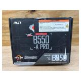MSI B550-A PRO Motherboard ATX AMD B550 Chipset MB5032