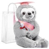 Hollowfly 2026 Graduation Gifts Plush Bear 10 Inch Stuffed Animal Signature for Class of 2026 Graduation Congratulations Bear with Cap Plushies for Students