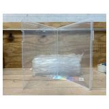 6 Pack Photo Storage Box, Fits 8" x 10" Photo, Large Plastic Scrapbook Paper Storage with Snap-Tight Latch, Clear Photo Organizer for Protecting Photo, Craft, Scrapbook, Office Supply, A4 File