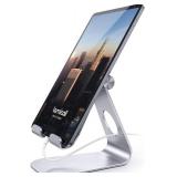 Lamicall S1 Tablet Stand, Adjustable Tablet Holder - Desktop Stand Dock Holder for 4-13" Tablet, iPad Pro 11, 9.7, 10.5, 12.9 Air Mini, Kindle, Tab, Switch, Viral Podcast Video Office Desk Accessories