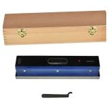 6 Inch Master Precision Level in Fitted Box for Machinist Tool, Cast iron body with Wooden Case