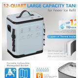 ICYTHRP Cold Therapy Machine with Programmable Timer, FSA Eligible HSA, Portable Ice Machine for Knee After Surgery, Programmable Recovery System for ACL, TKR & Sports Training with Specific Knee Pad