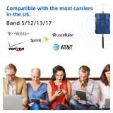 Cell Phone Booster for Home & Multi-Room,Up to 7,000 sq ft,Cell Phone Signal Booster for Band 5/12/13/17,Boost 5G 4G Data for All U.S. Carriers FCC Approved (Light Blue)