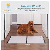 SVD.PET 2-Pack Pet Training Mat with Tester, Pet Shock Pad, Dogs & Cats Electronic Repellent mat for Indoor, 3 Training Modes, 5 Levels, Pet Safe Mode (White controler 48" X 20")