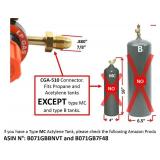 S A - Oxygen and Propane/Propylene Regulators Combo - V350 Series
