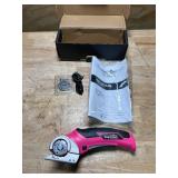 SnapFresh Cordless Electric Scissors, 4V Rechargeable Electric Box Cutter for Cardboard Boxes, Carpet & Paper, Rotary Cutter for DIY Projects, Safety Box Cutter with Battery & Type-C Cable (Hot Pink)