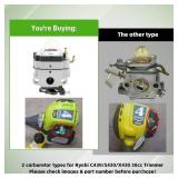 Carbhub C430 S430 X430 Carburetor for Ryobi 30cc RY34001 RY34421 RY34441 RY34005 RY34426 RY34427 RY34447 RY4CPH RY34442 RY34445 String Trimmer Replace for Homelite 309370002 309375002 Carb