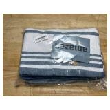 Homaxy Premium Kitchen Towels(18"x 28", 6 Pack), Large Cotton 380 GSM Kitchen Hand Towels, Soft and Absorbent Terry Dish Towels, Multipurpose Tea Towel Set with Hanging Loop, Navy Blue