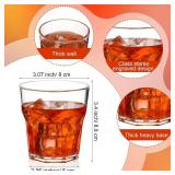 Tioncy 30 Pcs Acrylic Whiskey Glasses 9oz Shot Glasses for Liqueur Unbreakable Stackable Beer Glass for Man Drinking Water Vodka Cocktail Beer Party Bar