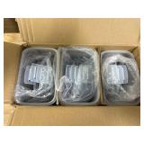 Vtopmart Airtight Food Storage Containers Set with Lids, 15pcs BPA Free Plastic Dry Food Canisters for Kitchen Pantry Organization and Storage, Dishwasher safe,Include 24 Labels, Black
