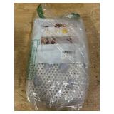 OSVINO Bath Pillow Thick Comfy Drainage for Jetted Tub Spa Cushion with 8 Suction Cups, White, 7.5"x11.5"x2"