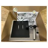 Andonstar AD246S-M HDMI Digital Microscope 2000x for Adults, 3 Lens 2160P UHD Video Record, 7 Inch LCD Soldering Microscope for Electronics Repair, Error Coins, Pro Boom Arm Stand, Windows Compatible