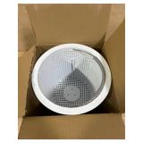 8 Inch Pool Skimmer Basket Compatible with Pentair 85014500 and S200/B200, Built-in Weight, Stainless Steel Handle with Rubber Grip