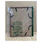 Heimlove 8x11 Picture Frame Solid Oak Wood,11x8 Premium Frames for Wall Hanging or Tabletop,Photo Frames 8 x 11 Natural with No Mat,Tempered Glass,Wall Kit,Walnut Color