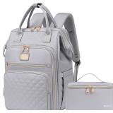 Weitars Lunch Backpack For Women,15.6 Inch Laptop Backpacks For Womens Back pack, Travel Backpacks,Work Backpack For Women (Gray)