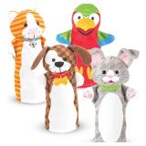 Melissa & Doug Playful Pets Hand Puppets (Set of 4)