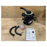 262506 1-1/2-Inch 6-Way Clamp Style Multiple Port Valve Top Mount Compatible with Tagelus/Sand Dollar/Meteor Pool and Spa Sand Filter