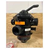 262506 1-1/2-Inch 6-Way Clamp Style Multiple Port Valve Top Mount Compatible with Tagelus/Sand Dollar/Meteor Pool and Spa Sand Filter
