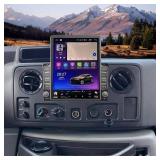 Andorid 13 Car Stereo for Ford E-150/E-250 2005-2014,for Ford E-350 Super Duty 2005-2019,9.7 Inch Touch Screen Radio with Wireless CarPlay/Android Auto 2Din GPS Bluetooth FM Backup Camera,2+32G