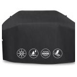 Grill Cover 70 Inch - 600D Waterproof Heavy Duty Outdoor Grill Cover for Weber Genesis and Genesis II 400 Series,All Weather Protection Compatible for Char-Broil,Nexgrill,Dyna-glo and More
