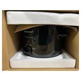 Elite Gourmet MST-350B Electric Slow Cooker, Adjustable Temp, Entrees, Sauces, Stews & Dips, Dishwasher Safe Glass Lid & Crock (3 Quart, Black)