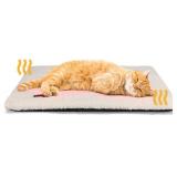 Self Warming Cat Bed Self Heating Cat Dog Mat 24 x 18 inch Extra Warm Thermal Pet Pad for Indoor Outdoor Pets with Removable Cover Non-Slip Bottom Washable Non Electric
