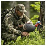Thenshop Collapsible Turkey Decoy for Hunting - Durable Realistic Lifelike Lightweight Standing Hunting Decoy with Stake for Field Forest Wood Ground Outdoor