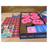 Snort Funny   The Oinkredible You Laugh You Lose Party Game, Family Games for Kids and Adults w/ 150 Challenge Cards, 5 Pig Snouts & Mud Tokens, Funny Games for Friend & Family, 4-8 Players, Ages 8+