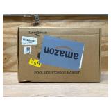 SUMMERBUDDY 2 Sets Upgrade Poolside Storage Basket, Above Ground Pool Storage Basket with Pool Cup Holder, For Steel Round or Oval Frame Above Ground Pools, Fits 3 Inch or Less Top Rail