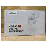 Electronic Door Lock for Family: Keyless Entry Deadbolt & Handle Set   0.3s Fingerprint & 100 Codes   Weatherproof for Front Door   Smart Lock with Digital Keypad Auto-Lock