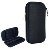 Vape Pen Case 7.5 inch Vaping Device Case Zipper Carrying Case Pipe Pouch for Diffuser Pen 510 Battery Pen King Size Tubes Cartridge Mod Pods Coils - for Commute, Office & Travel(Black, Empty)