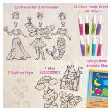 Imagimake Window Art Princess | Unicorn & Mermaid Suncather Kit | 16 Pieces Glass Painting Set | Kids Activities Ages 5-8 | DIY Craft Kit | Birthday Gifts for Girls Ages 5,6,7,8,9,10,12 Years Old