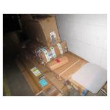 Pallet of assorted blinds, furnitur...