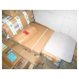 Pallet of assorted blinds, furnitur...