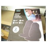 Pair of heated travel cushions...