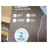 Pair of heated travel cushions...