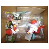 Box of landscape fabric, humming bi...