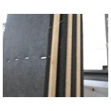 Lot of wall panels, 72" wall shelf ...