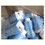 Box of water, tonic water and Olipo...