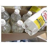 Box of water, tonic water and Olipo...