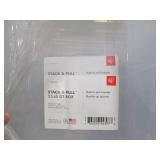 Lot of plastic storage totes, some ...