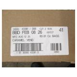 Case of Caramel rice crisps dated F...